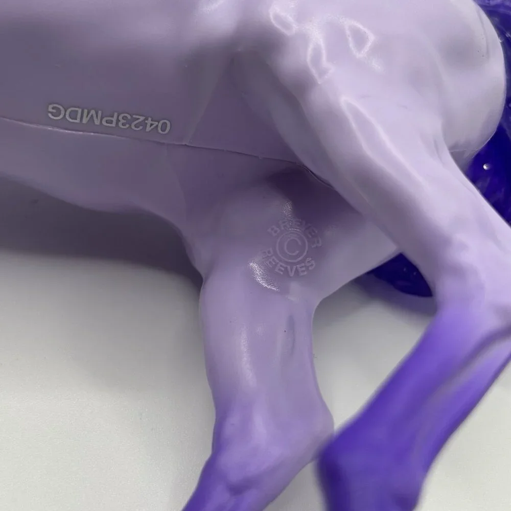 Breyer Celeste Purple Unicorn 2023 Paddock Pals Horse 6"x7" Figure - Picture 7 of 10
